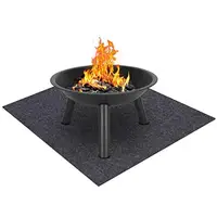 Put A Outdoor Rug Under Gas Propane Wood Fire Pit Clever Patio