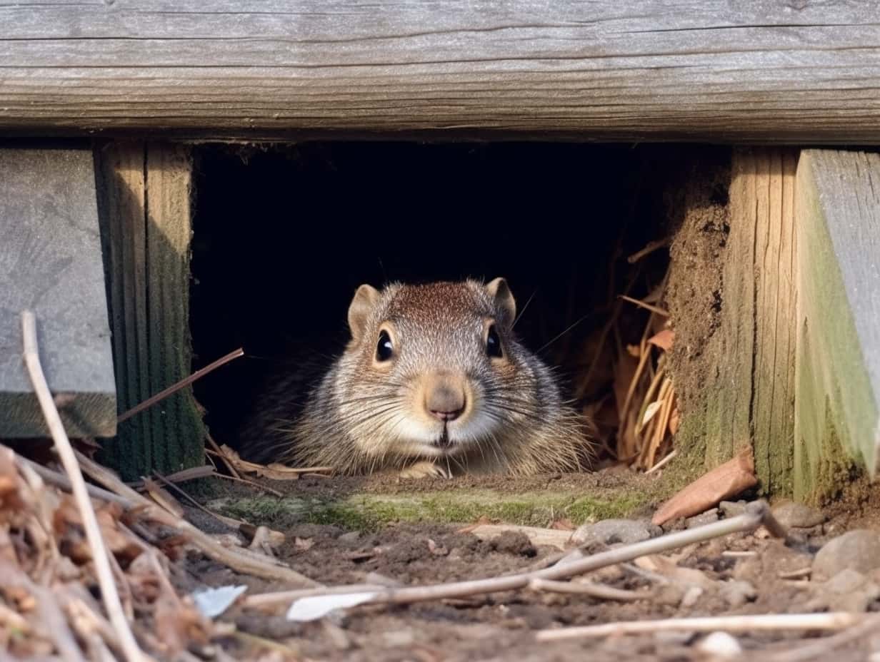 8 Effective Ways to Remove Groundhogs Under a Shed - Clever Patio