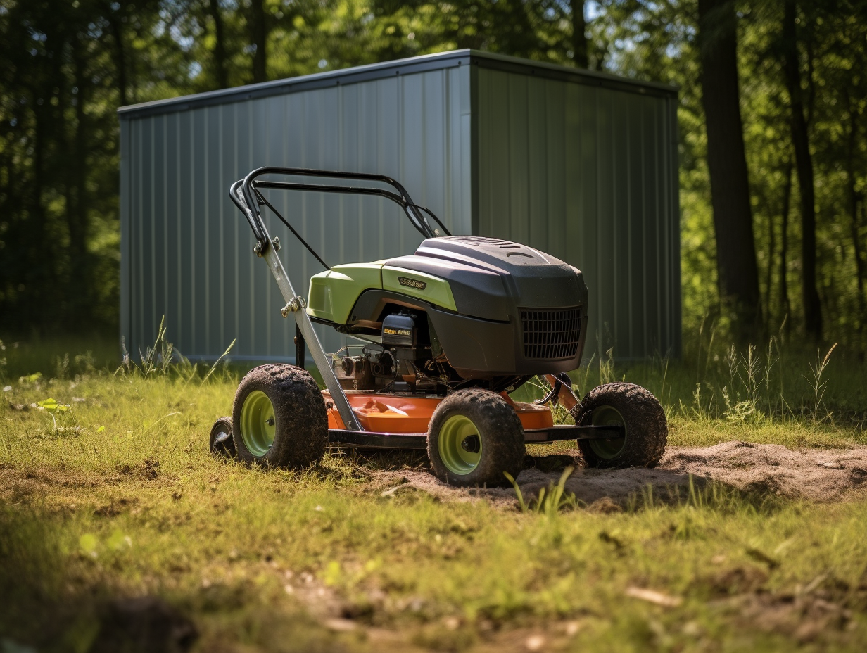 13 Effective Ways To Store Your Lawn Mower Outside Without A Shed ...