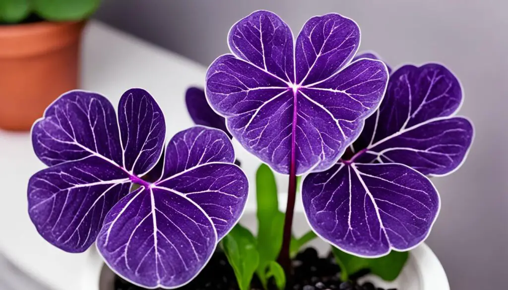 Purple Shamrock Houseplant