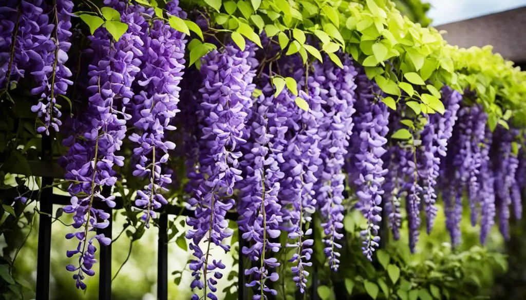 Wisteria Vine Training