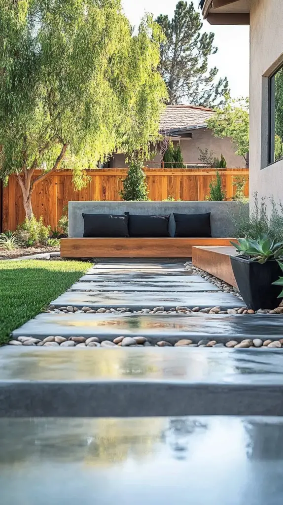 Simple and Modern Concrete Patio Ideas