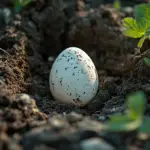 Bury a raw egg in your planter, and benefit your garden